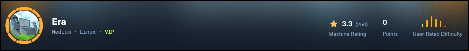 Hack-The-Box Era Machine - Banner