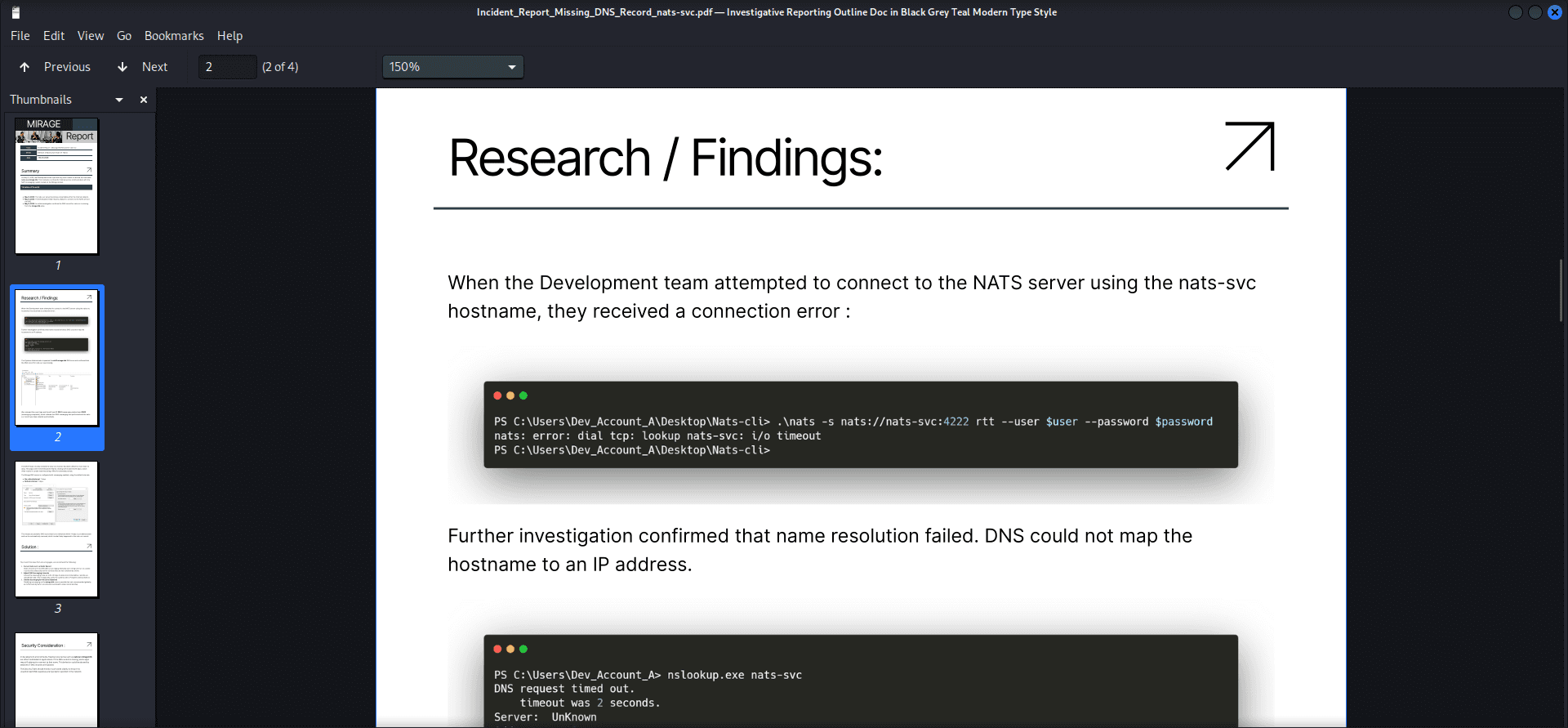Hack-The-Box Mirage Machine - Research Findings for the Missing DNS Record (Found a username)
