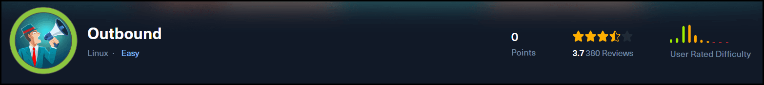 HackTheBox OutBound Machine - Banner