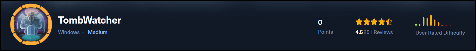 HackTheBox TombWatcher Machine - Banner