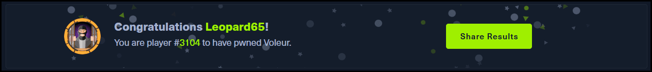 HackTheBox Voleur Machine - Machine Completed